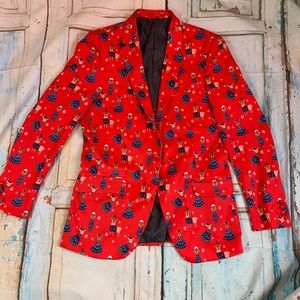 Suslo Couture holiday blazer
